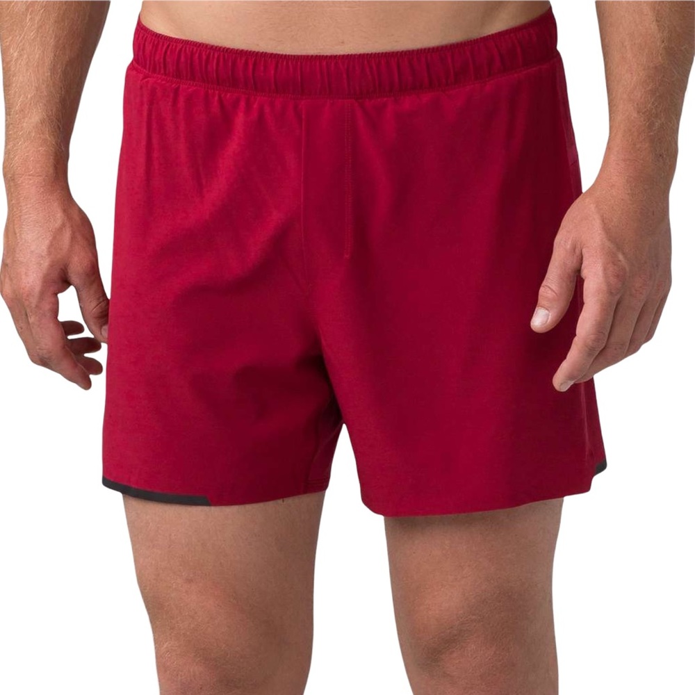 LULULEMON MEN’S SURGE SHORT 5" IN CRANBERRY SIZE XL - BNWT - Picture 2 of 8